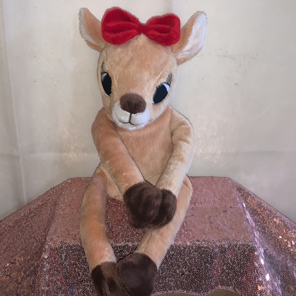 Rudolph The Red Nosed Reindeer Soft Plush Toy, Clarice - Velcro Hands and Paws - Picture 7 of 11